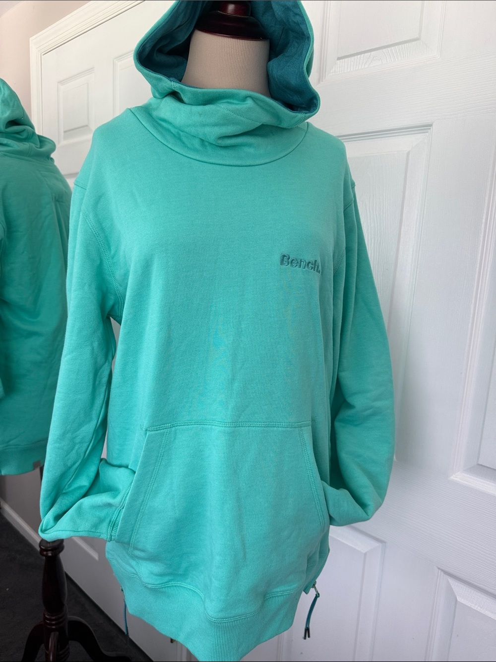 Unisex Bench Terry Turquoise Hoodie M Cavernous